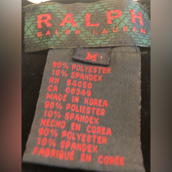 Vintage Ralph Lauren Black Velvet Dress Adjustable Spaghetti Straps Size M - Picture 9 of 10